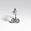 Anillo de Labio Aro de Flash Shambhala Tricolor Aro de Oreja Distintivo de Acero Inoxidable Decoración de Labios Joyería de Perforación Corporal Transfronteriza