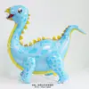 Novo Carro Montado Balão Dinossauro de Filme de Alumínio Tema Festa Decoração Cena Layout Embalado Individualmente Bolas de Folha de Alumínio