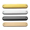 Conectores de Acero Inoxidable para Collares y Pulseras en Stock, Materiales en Blanco con Superficie de Espejo para Grabado, Accesorios Sencillos para Joyería DIY Galvanizados