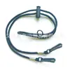 Cuerda especial a prueba de viento para sombrero Sombrero ajustable con gancho de plástico Cordón para mascarilla Sombrero de pescador Sombrero de paja Cuerda para sombrero anti-caída