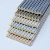 Rejilla de Fibra de Madera de Bambú Ranura de Pared de Fondo Sólido Tabla Gran Muralla Nuevo Patrón de Grano de Madera Chinoiserie Tablero de Rejilla de Madera Ecológica