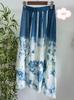 Falda Tie-Dye de Dali, Yunnan, Falda para Foto de Vacaciones, Talla Única, Falda Tie-Dye de Guizhou, Venta al por Mayor