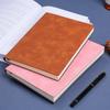 Caderno de Couro Macio A5 Couro PU Simples de Negócios Bloco de Notas de Couro Macio B5 Material de Estudo Caderno Personalização