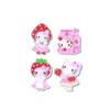 Nuevos Accesorios de Arte de Uñas de Gato KT Accesorios de Uñas de Dibujos Animados Serie Hello Kitty de Fresa Flash Fino Falda Corta Uso Accesorios de Armadura