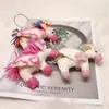 Colgante de Muñeca de Unicornio 3D Linda de Fieltro de Lana Estilo Ins, Encanto para Bolso, Accesorio para Ropa, Decoración del Hogar, Regalo
