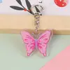 Acessórios Coloridos para Chaveiro, Capas para Fones de Ouvido, Presentes de Borboleta para Mochilas de Meninas, Pingentes de Acrílico, Chaveiros para Festivais