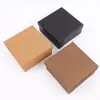Cajas de Regalo Kraft para Empaque de Papel Kraft de Fabricante en Stock, Cajas Grandes de Cartón de Tapa y Base, Cajas de Regalo Negras de Cartón con Impresión de Logo