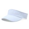 Boné de Cor Sólida para Homens e Mulheres, Chapéu de Sol com Proteção Solar, Chapéu de Sol com Topo Aberto, Chapéu para Corrida de Maratona e Tênis, Texto Impresso Personalizado