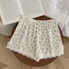 Shorts de Seguridad de Algodón Modal Floral Pastoral para Mujer, Shorts tipo Boxer, Ropa de Dormir para Casa, Se Pueden Usar Afuera como Leggings
