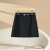 Falda Estilo Coreano Ligero Maduro Estilo 2026 Verano Nueva Moda Casual Cintura Alta Adelgazante Versátil Elegante Falda Corta de Línea A