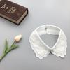 Série Colorida Tendência de Moda Transfronteiriça Miçangas Retrô Popular Colorido Primavera e Verão Versátil Camisas Suéteres Golas Falsas da Moda