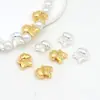 Color Oro Real 18K Moneda de Cobre que Conserva el Color Caballo Pequeño Cuentas Espaciadoras Colgante Pulsera de Cuerda Hecha a Mano DIY Accesorios de Joyería D139