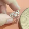 Anillo de Cinco Anillos Igual al de Campeón, Estilo Nuevo, Personalizable, Anillo de Moda y Versátil, Simple y de Gama Alta, Anillo Anillo del Mismo Estilo