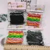 Elásticos de Cabelo Pretos Versáteis, Alta Elasticidade e Duráveis, Fornecimento Atacadista para Lojas de 2 Yuan, Barracas de Rua e Feiras Noturnas