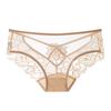 Ropa interior sexy de encaje floral con borlas para mujer, ultradelgada, sin costuras, transpirable, cómoda, jacquard hueco, para mujer, comercio exterior