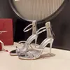 Sandalias de Tacón Fino de Comercio Exterior para Mujer 2026 Verano Ligeras Cómodas Elegantes Zapatos de Mujer con Una Correa Sandalias de Tacón Alto Estilo Hada