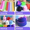 Anel de Pressão Transfronteiriço Mais Vendido Cor Sólida Desenho Animado Presente Anel de Pressão de Silicone Estampa Pulseira de Pressão Infantil Pronto para Entrega