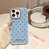 Funda de lunares con lente de diamante brillante, adecuada para iPhone 17 Apple 16 Pro Max, Estilo moderno de alta gama, Anticaídas para iPhone 15