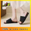 Sandálias Rasteirinhas Modernas de Bolinhas para Mulheres, Novas Slip-Ons Estilo Fada Verão 2026, Sapatos de Praia Confortáveis
