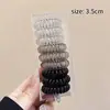 Goma para el pelo de alambre de teléfono con lunares de uva y coco, estilo coreano, alta calidad, fresca y versátil para el verano, cuerda para el pelo diaria, diadema, venta al por mayor