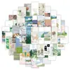 44 Zhang Qingxin Marcador de Libro Tailandés Romántico Pegatina Decorativa para Funda de Teléfono Móvil Taza de Agua Cuaderno Creativo Hecho a Mano Pegatina