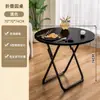Mesa Plegable Mesa de Comedor para Uso en Casa en Apartamentos Pequeños, Mesa Cuadrada para Comer, Mesa Redonda de Balcón, Mesa de Comedor Portátil, Juego Simple de Mesa y Sillas