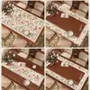 Mantel de Mesa de Comedor de Gama Alta Estilo Americano de Lujo Ligero, Impermeable, Resistente al Aceite, Resistente al Calor, Lavable, Mantel para Mesa de Café, Mantel Protector para Mesa de Comedor