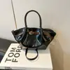 2025 Nova Bolsa Cesta Mini de Legumes Fosca Estilo Retrô Bolsa de Ombro Transversal Tote Feminina Bolsa Portátil de Nicho para Dumpling