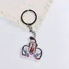 Chaveiro Acrílico Criativo Copa do Mundo Transfronteiriça Pingente Cartoon Torcedor de Futebol Presente Mochila Presente