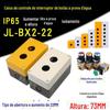 Caixa de Controle de Botão de Furo Duplo Jl-Bx2-22 Caixa de Chave Aprofundada e Elevada Caixa de Botão de Duas Posições com Luz