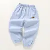 Pantalones de Verano para Niños con Dibujos Anti-Mosquitos 2026 Nuevos Delgados Frescos Casuales Largos para Niños Bebé Pantalones de Algodón Puro