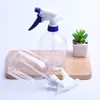 Garrafa transparente de 500ml frasco de álcool em gel 28 uma pistola garrafa plástica PET utensílios de cozinha ferramentas de jardinagem para rega