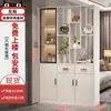 Gabinete de Entrada de Madera Maciza con Zapatero Integrado, Estilo Minimalista Moderno, Gabinete Divisor de Alta Gama para Sala de Estar, Estante de Almacenamiento Modelo Nuevo 2026