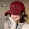 Nueva Gorra de Béisbol Rosa Estilo Coreano para Mujer con Ala Ancha, Adecuada para Circunferencia de Cabeza Grande, Hace que la Cara Parezca Más Pequeña, Versátil, Gorra de Béisbol con Letras para Hombre, de Moda