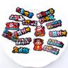 Pegatinas Graffiti Año del Buey Accesorios para el Cabello Pinzas para el Cabello Hechas a Mano para Niños Materiales Acrílicos DIY Venta al por Mayor