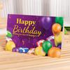 Tarjeta de felicitación de cumpleaños transfronteriza de Amazon, tarjeta de decoración para fiesta de cumpleaños, bendición de cumpleaños, tarjeta pequeña creativa, traje con sobre