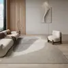 Tapete Transfronteiriço, Veludo Cristal, Almofada de Sofá Minimalista Estilo Italiano para Sala de Estar, Tapete Resistente a Manchas para Quarto Grande, Tapete de Chão