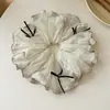 Scrunchie de Coque Texturizado Doce Estilo Ballet Acessório de Cabelo Elástico de Rabo de Cavalo Corda de Cabelo Versátil e Fashion