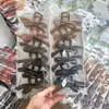 Amazon transfronterizo pintura de goma pinza para el pelo extragrande clip de tiburón para la parte trasera de la cabeza volumen del cabello multi pinza para el pelo accesorios para el cabello de dos yuanes al por mayor