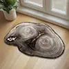 Alfombrilla de entrada con imitación de madera Amazon, resistente a la suciedad y al desgaste, felpudo para puerta de dormitorio, decoración creativa, alfombrilla para pies