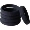 2026 4cm Prenda de Cabelo Preta Elástico Anel de Toalha Elástico de Alta Elasticidade Cordão Durável para Acessório de Cabelo Alta Elasticidade
