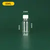 30 50 100 200 250ml Botellas Transparentes con Escala, Botellas de Plástico para Líquidos, Botellas para Muestras, Botellas de Medicina
