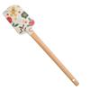 Raspador de Silicone de Natal Raspador de Cozinha Doméstica para Assar Padrão Estampado Espátula de Silicone Espátula para Creme de Bolo
