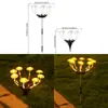 Lámpara de Noche de Hongo Solar para Exteriores, Patio, Jardín, Balcón, Diseño Nuevo, Lámpara de Césped, Impermeable, Lámpara de Piso para Paisajismo