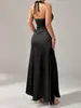 Elegante vestido de noche para reunión anual, ajustado, favorecedor, vestido formal para mujer, vestido para banquete de fiesta, vestido de mujer, vestido de estilo europeo y americano