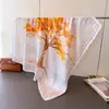 Estilo chino pintura a tinta imitación seda alta calidad cuadrado grande bufanda de seda chal estampado pañuelo decorativo para el cuello pañuelo para la cabeza protección solar bufanda para mujer