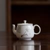 Bule Japonês Antigo Cerâmica Artesanal Kung Fu Tea Set Bule Arroz Glutinoso Amarelo High-end Hand-held Small Pot Household Single Pot