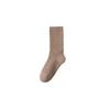 Calcetines de Algodón Puro para Mujer, Calcetines de Media Pantorrilla para Otoño e Invierno, Calcetines Casuales de Color Sólido, Cómodos y Versátiles, Calcetines Antibacterianos y Desodorantes al por Mayor