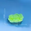 Micro-Paisaje Creativo Trébol de Cuatro Hojas Flotante Hojas de Ginkgo Decoración DIY para Acuario Accesorios Mini Adornos Pequeños