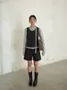 Suéter de Punto Mmc de Cuello Alto Medio para Mujer, Nuevo Estilo Otoño, Estilo Coreano Adelgazante, Camisa Básica de Lana de Manga Larga de Alta Gama